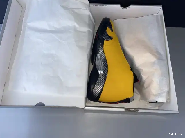 1st Kicks RETRO GOLD BQ3685-706 UNIVERSITY 14 JORDAN AIR 0517